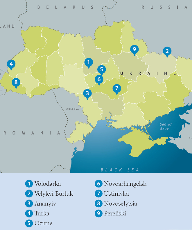 Ciudades donde se lanzarán 9 estaciones FM serán instaladas en Ucrania