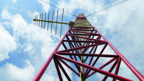 tower of a shortwave transmitter